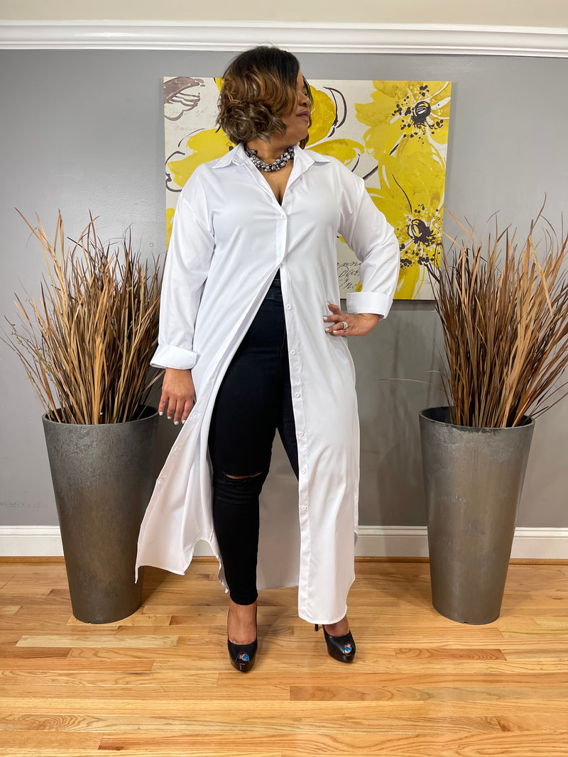 Exceptional II Flowy Maxi Shirt Dress Exceptional II Flowy Maxi Shirt Dress