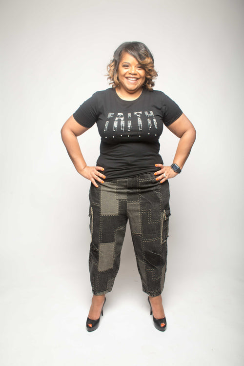 Hammer Time II Denim Cargo Pants - Boutique By Tracey