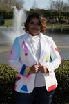 Mystery II Printed Blazer - Boutique By Tracey